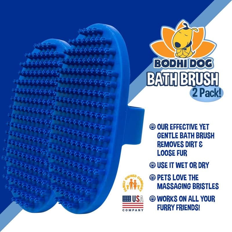 Bodhi Dog Grooming Brush | Pet Shower & Bath Supplies | Long & Short Hair Scrubber For Cats & Dogs
