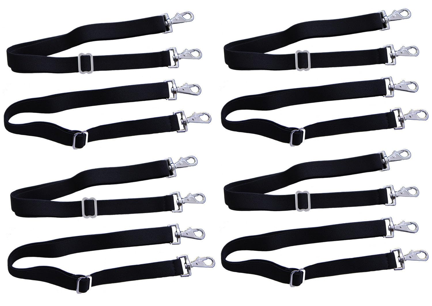 Aj Tack Elastic Replacement Blanket Leg Strap - 2 Pairs