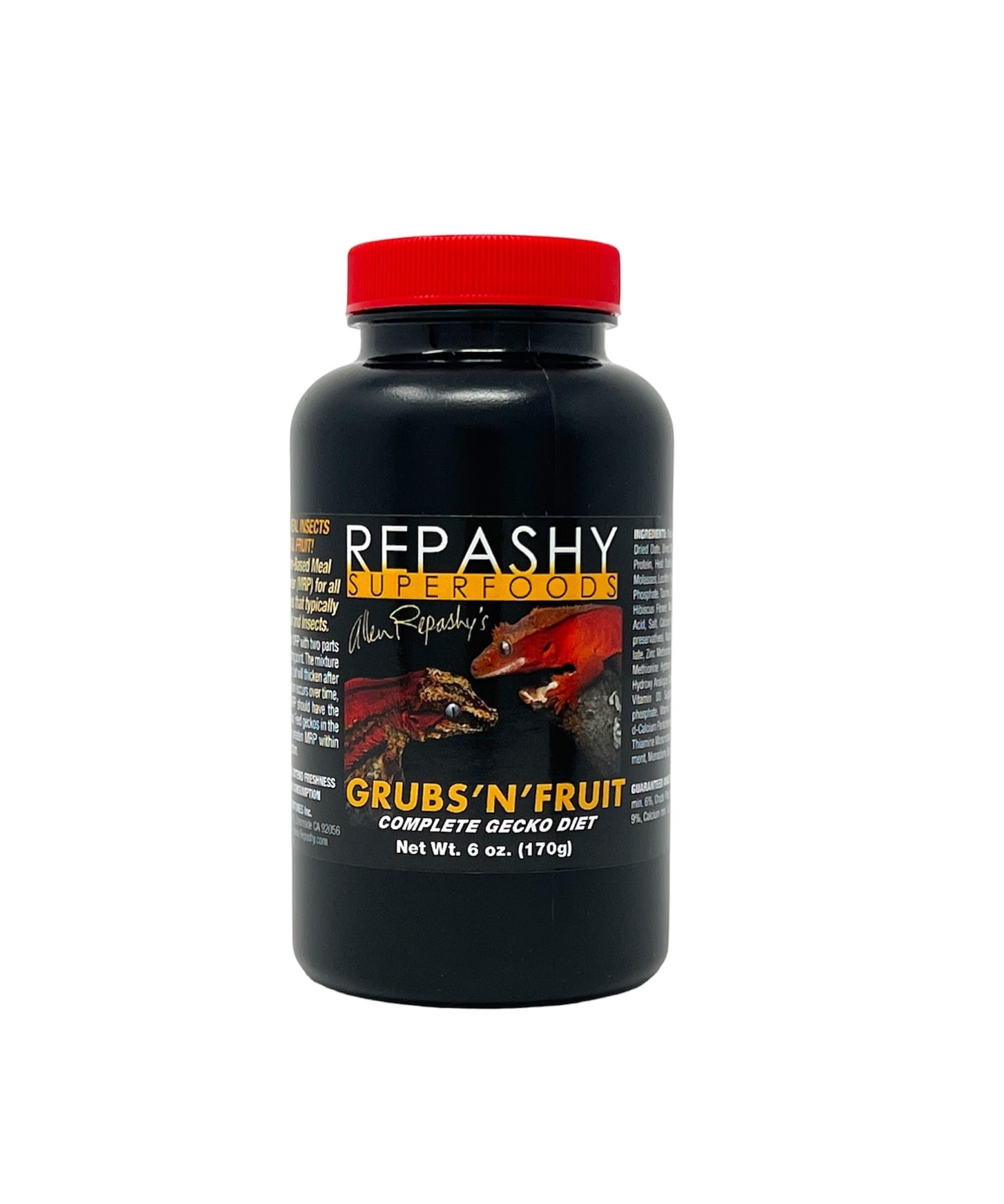 Repashy Grubs N Fruit Crested Gecko Diet 6 Oz JAR