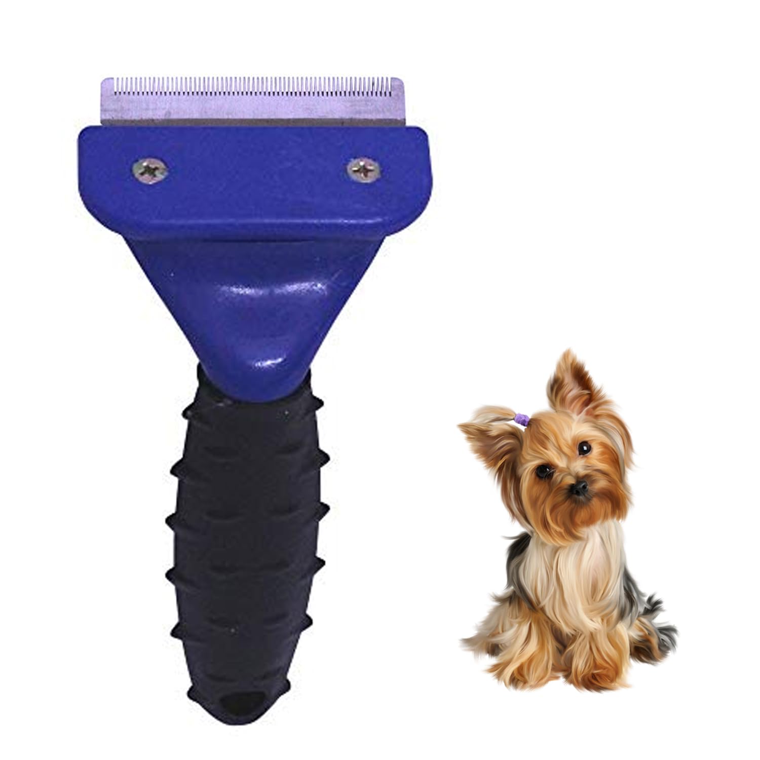Jainsons Pet Products Imported Durable Pet Cleaning Comfortable Deshedding Brush For Dogs And Cats (Medium)