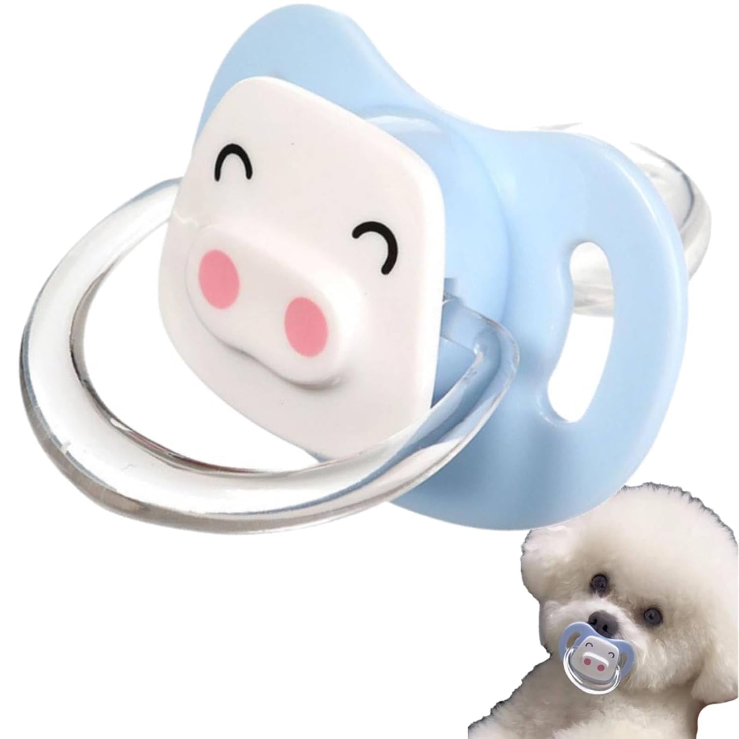 Pet Silicone Calming Pacifier, Dog Pacifiers For Small Dogs, Kitten Pacifiers, Puppy Teething Toys And Cat Chew Toys, Essential 