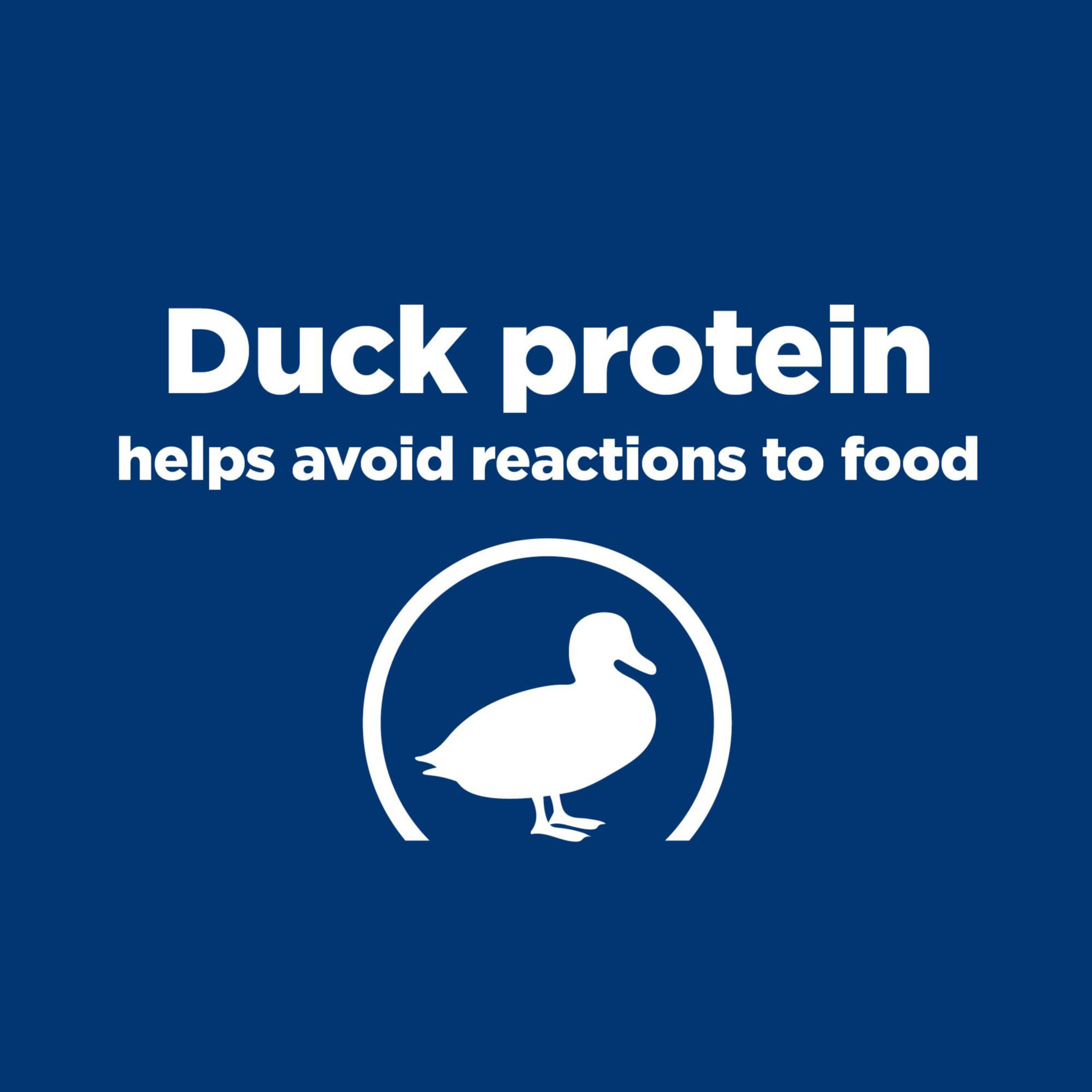 Hills Prescription Diet d/d Food Sensitivities Potato & Duck Formula Dry Dog Food, Veterinary Diet, 17.6 lb. Bag