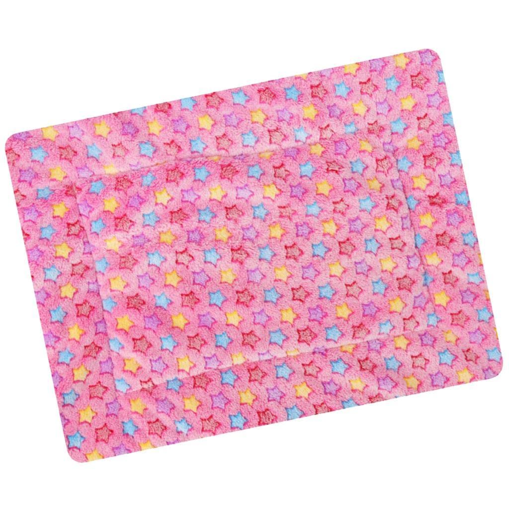 Bnf Winter Dog Warm Blanket Coral Fleece Puppy Cat Sleep Mat Pink50X75Cm | Bedding | Sheets & Pillowcases