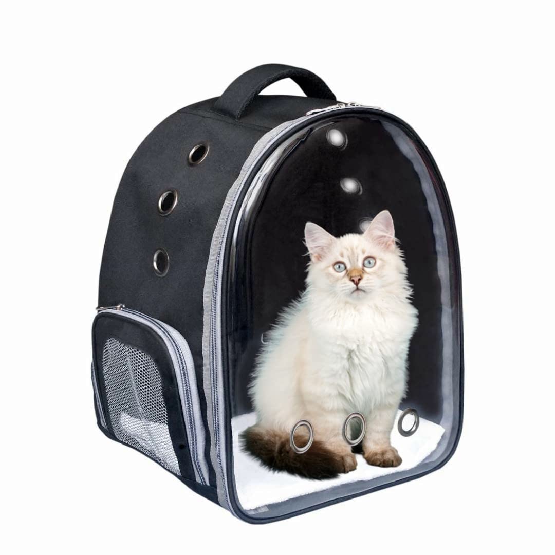 Xigwig Pet Carrier for Cat & Small Dog and Puppy Kitty Transparent and Breathable AirlineApproved Hiking and Outdoor for Puppie