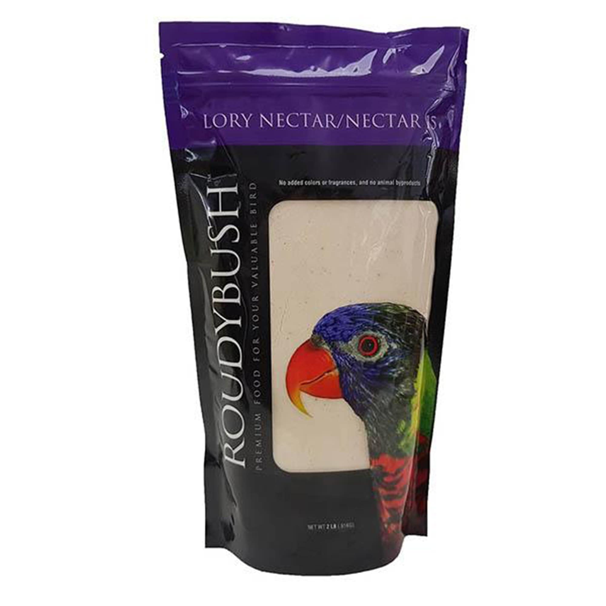 RoudyBush Lory Nectar - 2lb, Yeast-Based Formula, Model RYB202LD, Ideal for Lories and Other Birds