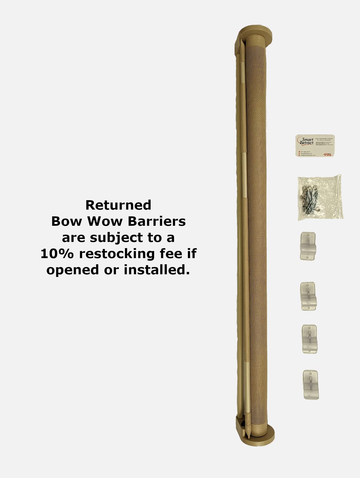 Bow Wow Barrier 28    Caf   By Smart Retract: Retractable Door Barrier For Pets