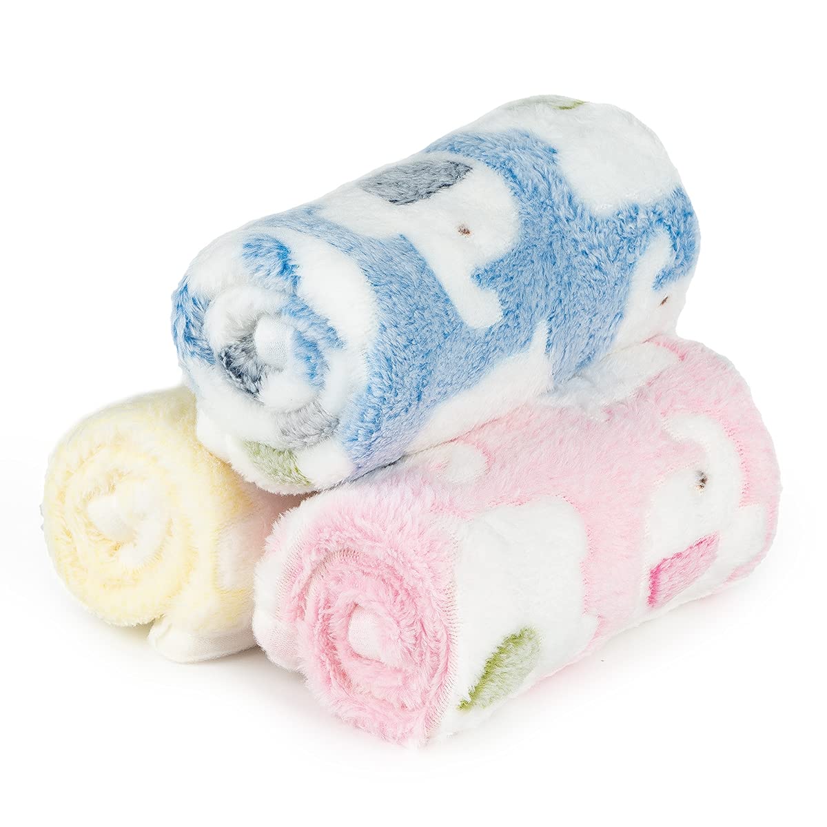 Dono 1 Pack 3 Dog Blankets, Soft Fluffy Fleece Pet Blanket Warm Sleep Mat Paw Print Design Puppy Kitten Throw Blanket Doggy Mat, Blanket For Dogs
