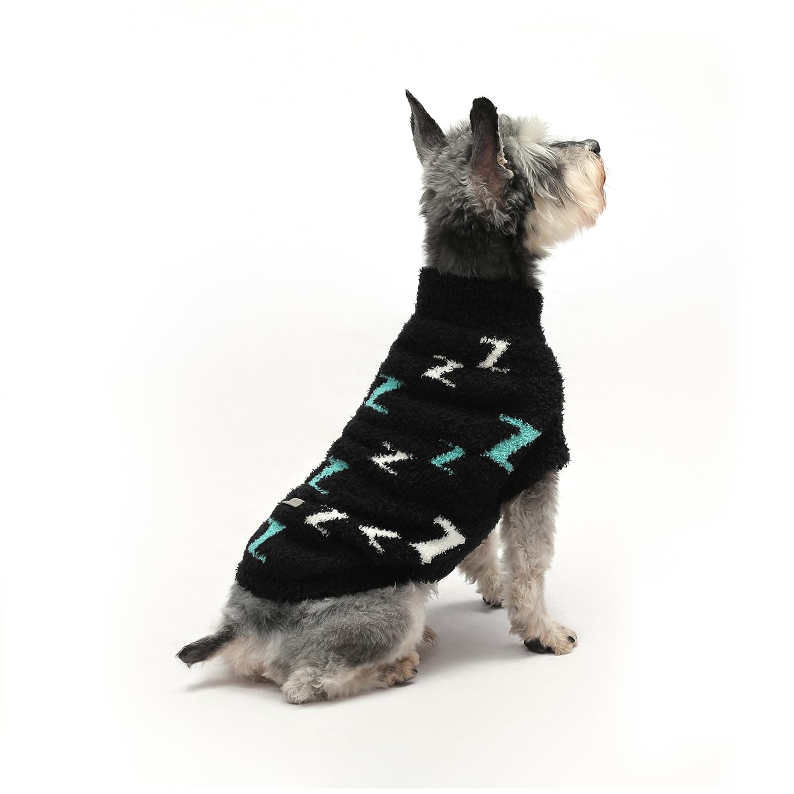 Mengmengda Sweater For Small Dogs - Boy Girl Pullover, Cold Weather Cable Knitwear, Thick Warm Outfit For Chihuahua, Bulldog, Da