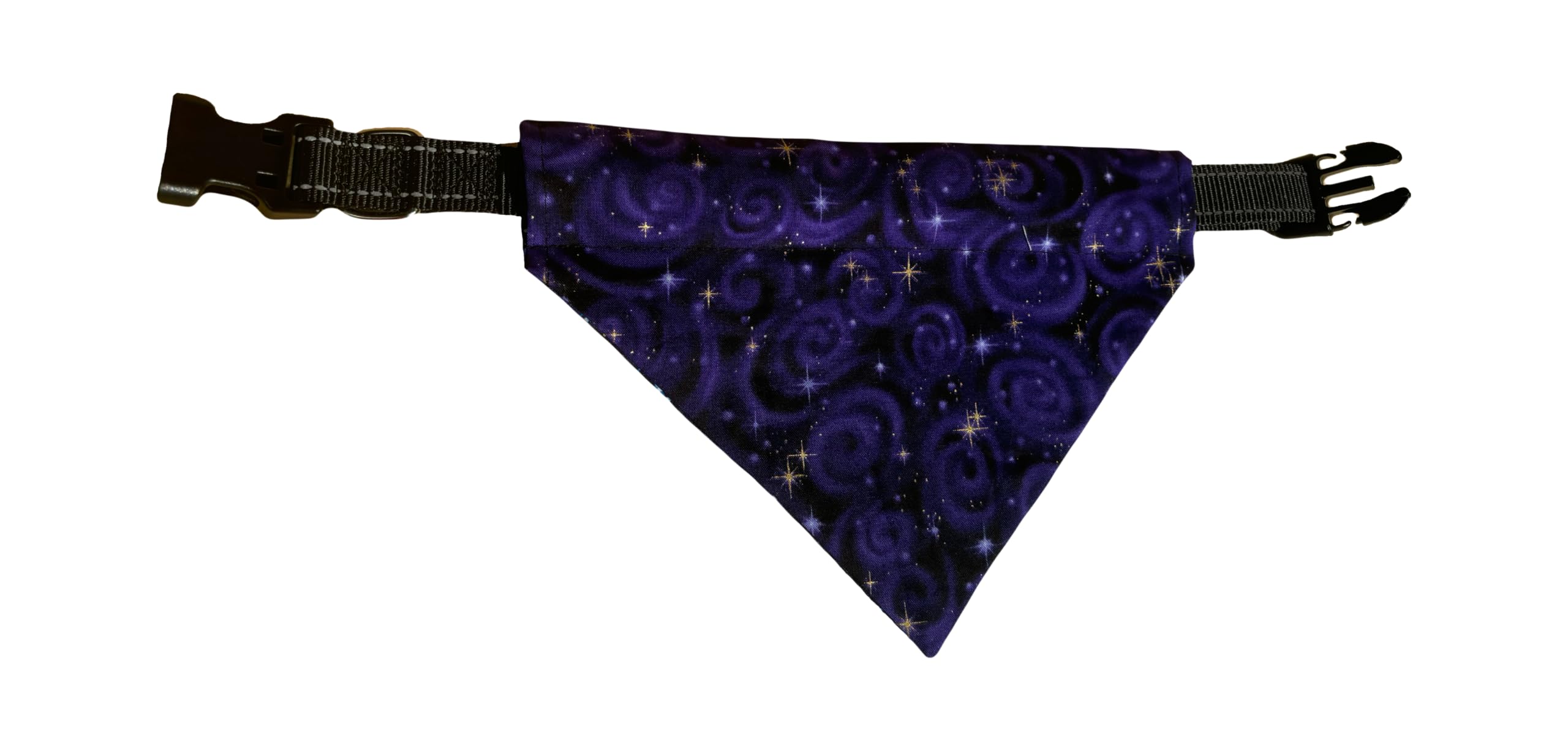 Astronomy Dog Bandana | Stars | Constellations | Purple | Blue | Galaxy | Space | Reversible Dog Bandana | Slip Over The Collar