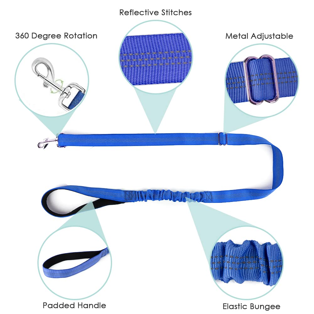 Lukovee Dog Harness And Leash Set, Soft Padded Adjustable Reflective Vest With 4Ft Lightweight Anti-Twist Leash For Small Dogs (