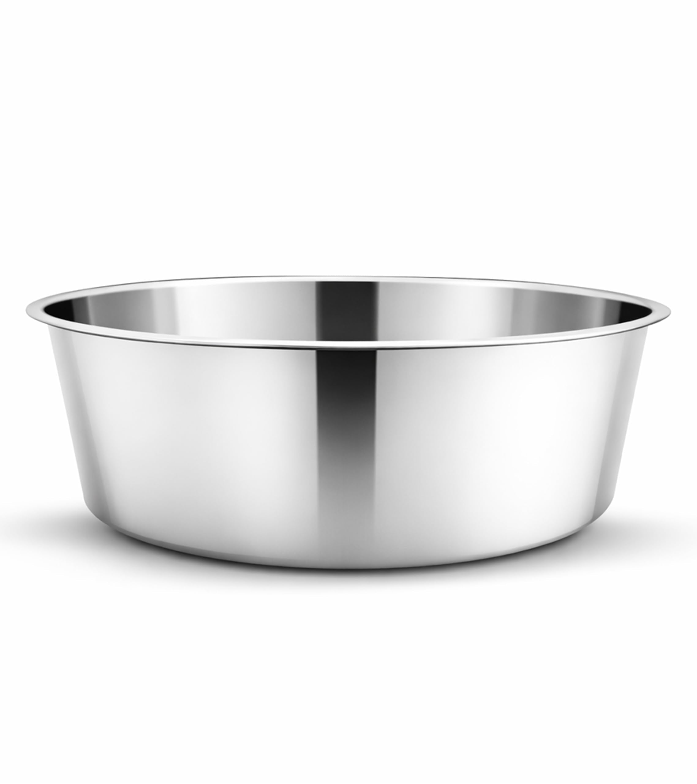 Tromso Stainless Steel Dog Food Bowl 450 Ml Durable Dog Feeding Bowl Medium Size Tip Resistant Pet Bowl For Dogs Puppies Cats Fo