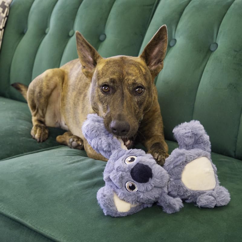 Kong Scrumplez Dog Toy - Soft Plush Squeaker Toy For Interactive Play, Stuffed With Extra-Squeaky Fun, Durable And Engaging For