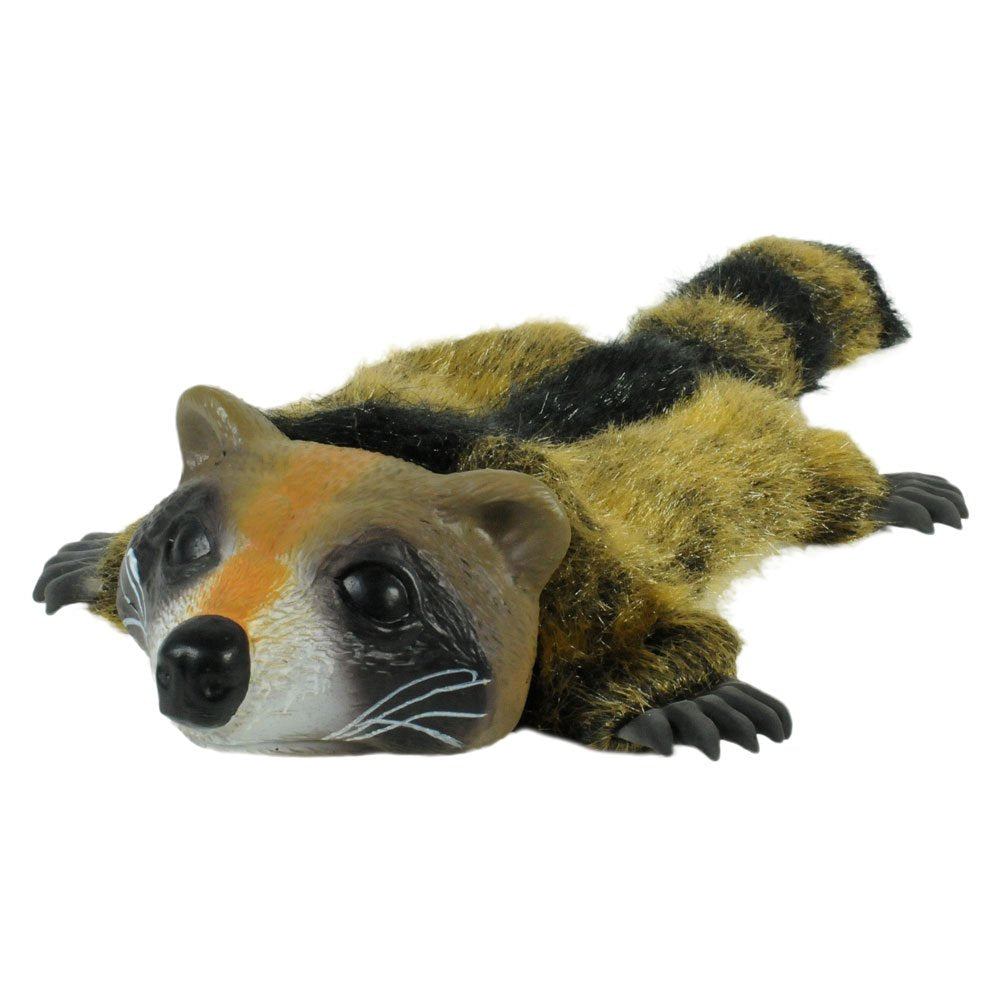 Hyper Pet Raccoon Plush Dog Toy - Large, Brown, New Materials Only, Model 48848