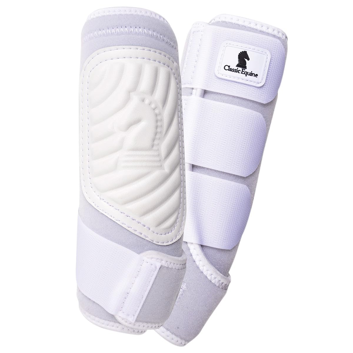 Classic Equine Classicfit Sling Boots, Front (White, Medium)