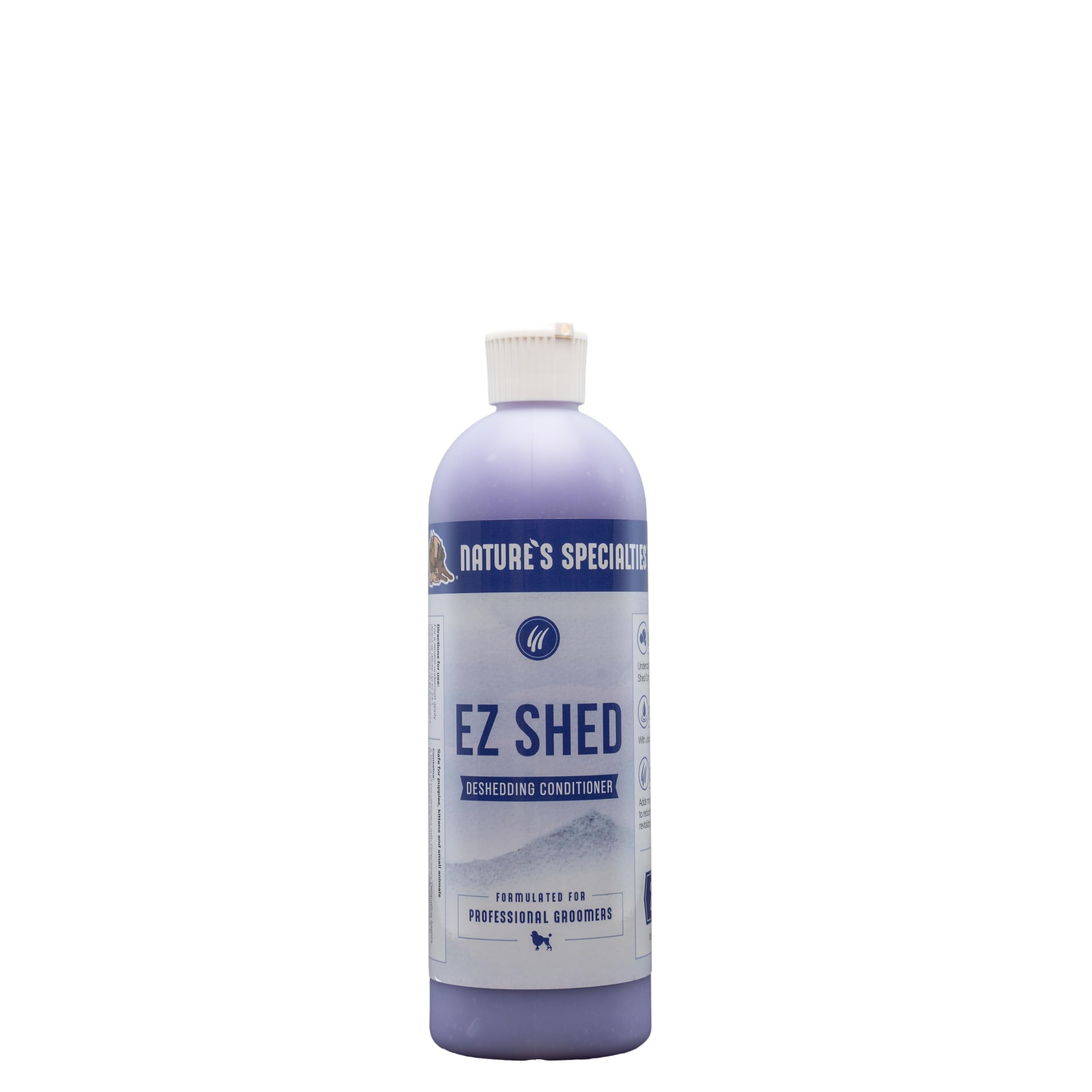 Nature's Specialties EZ Shed Ultra Concentrated Dog Conditioner for Pets, Makes up to 3 Gallons, Natural Choice for Professional
