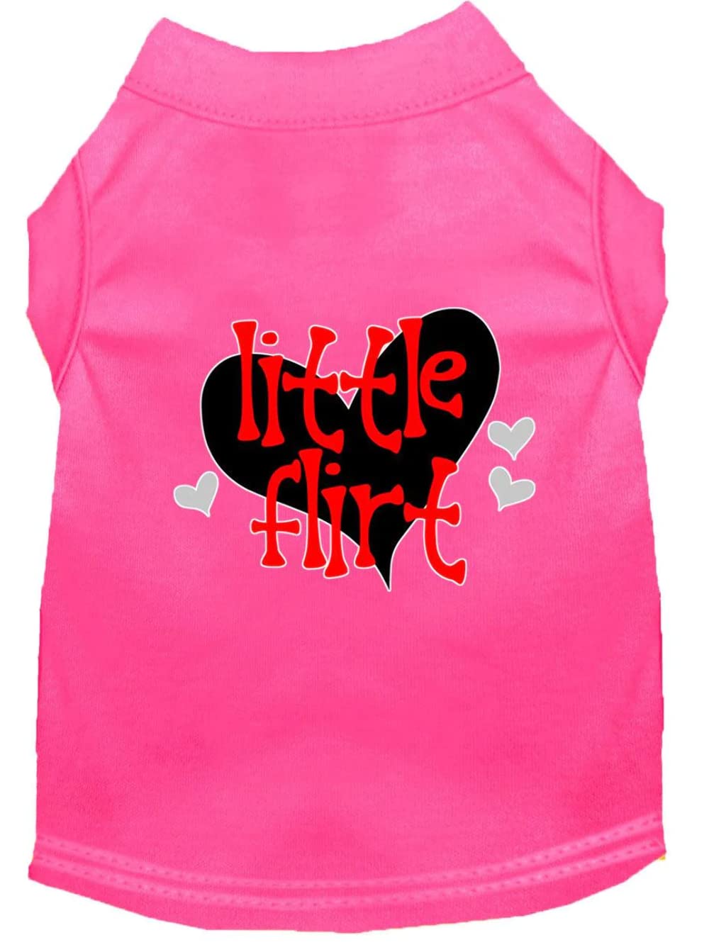 Pet Dog & Cat Shirt Screen Printed, "Little Flirt" Emerald Green XL (14-20 lbs.)
