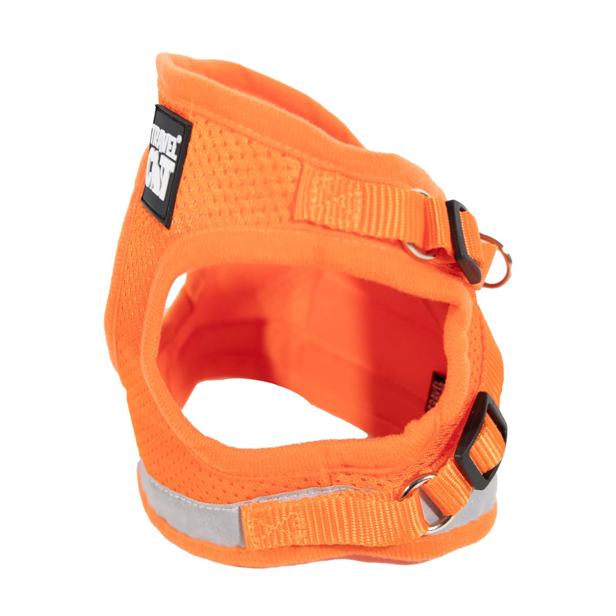 Travel Cat Harness And Leash Set - Adjustable Soft Mesh Vest Harnesses With Reflective Strap - Snug Fit Harness For Cats, Kitten For Outdoor Walking, Orange, Extra Small (Chest 9.5-11.8 Inch)
