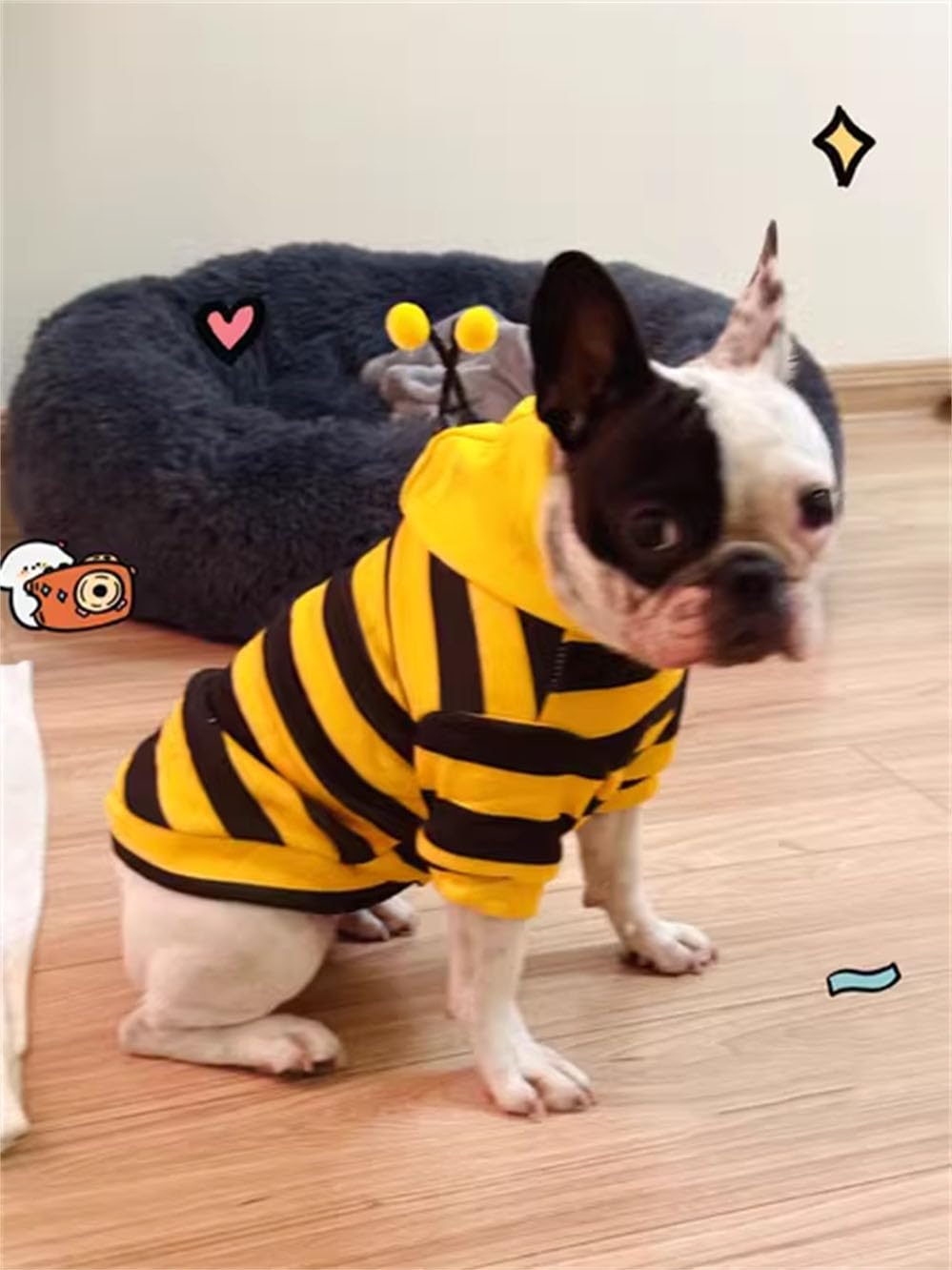 Pet Funny Hoodie Ugly Christmas Sweater Cold Weather Warm Coat For Puppy Small Dog Halloween Party Costume Cute Hoodie