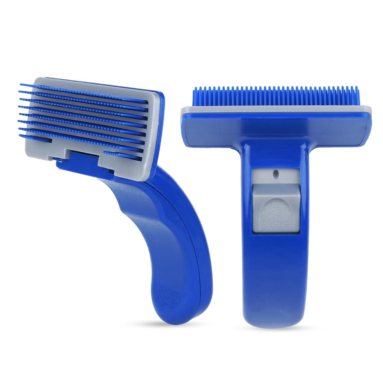 Cat Dog Self Cleaning Slicker Brush For Short Or Long Haired Loose Undercoat | Mats | Tangled Hair | Shed Fur | Dander | Dirt Ma