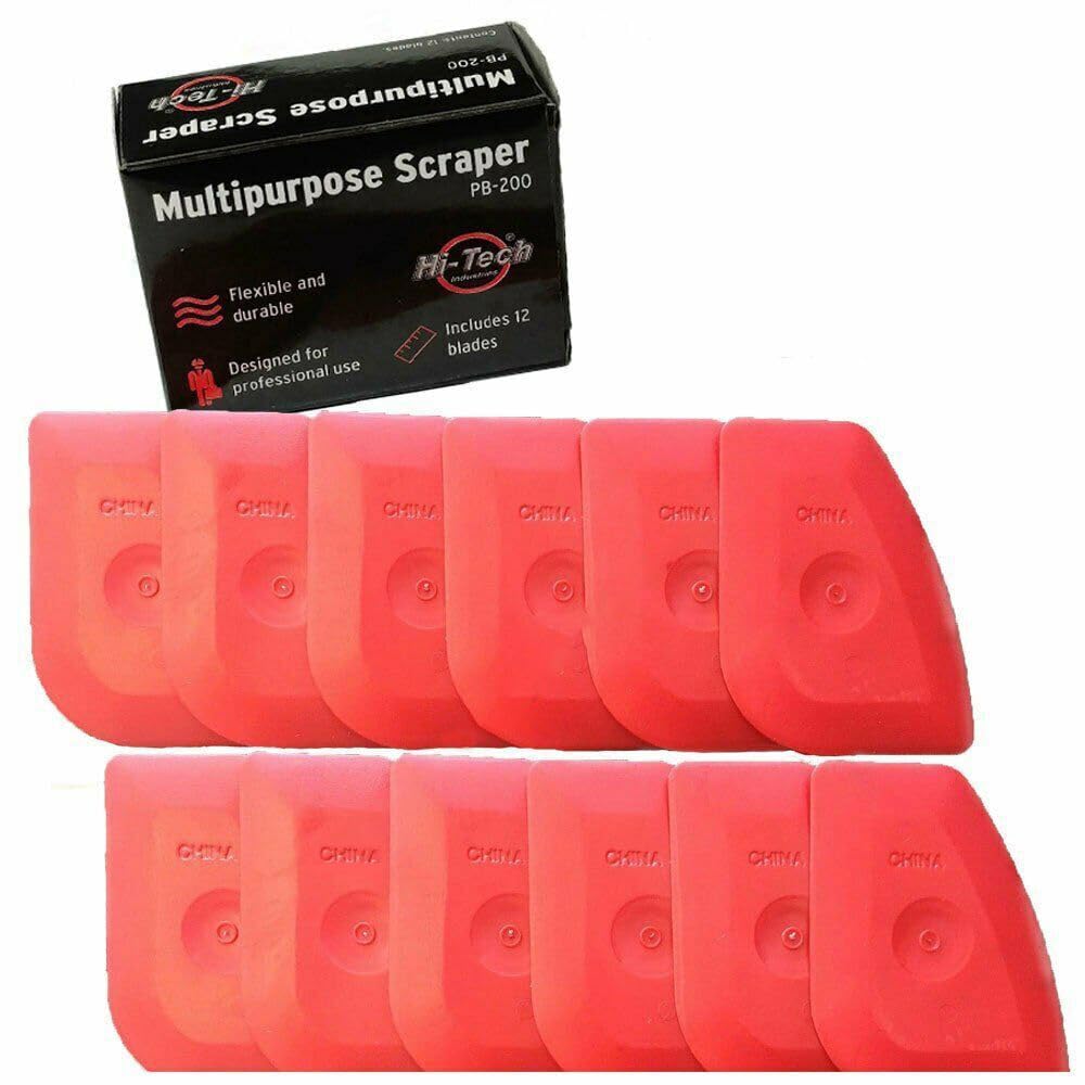 Plastic Decal Scraper 12 C/Box