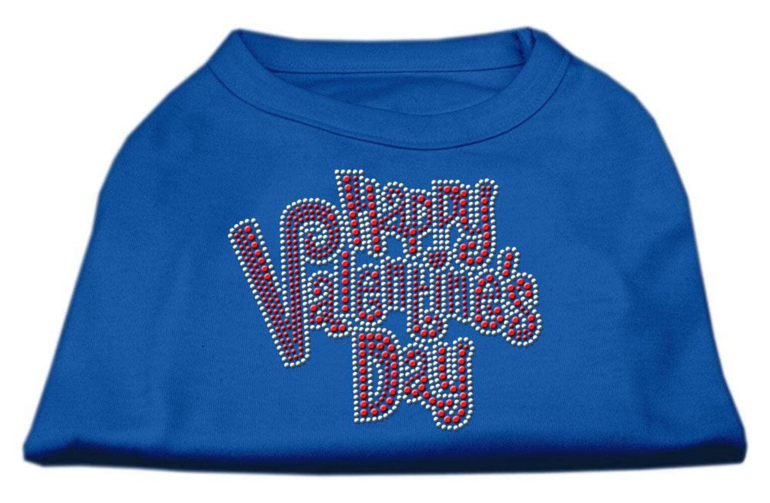 Mirage Pet Products Happy Valentines Day Rhinestone Dog Shirt, Small, Yellow
