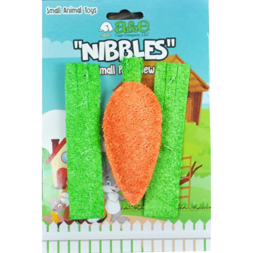A&E Cage Company 52400961: Toy Loofah Mouse/Lollipop