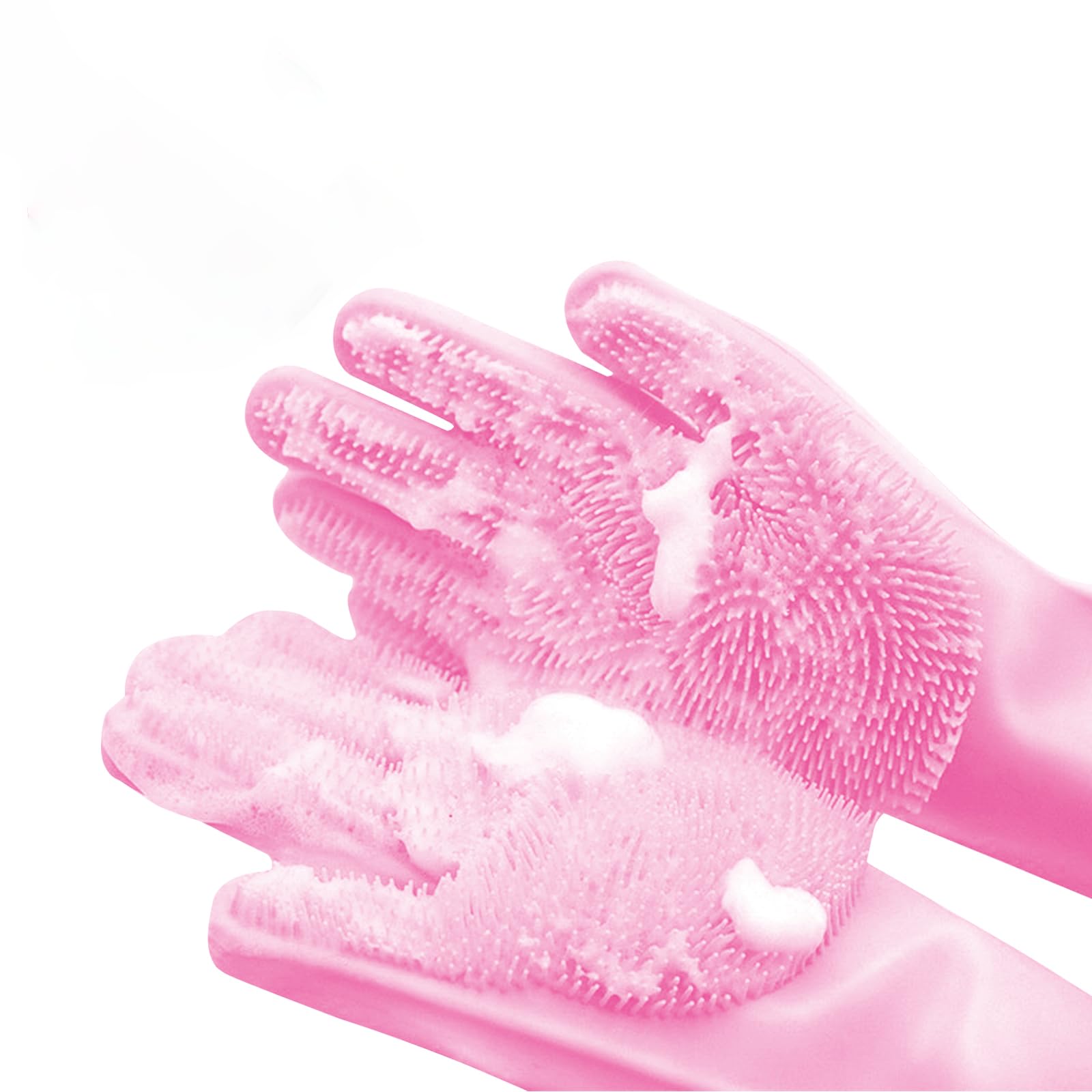 Uloomee Pet Grooming Gloves, Pink