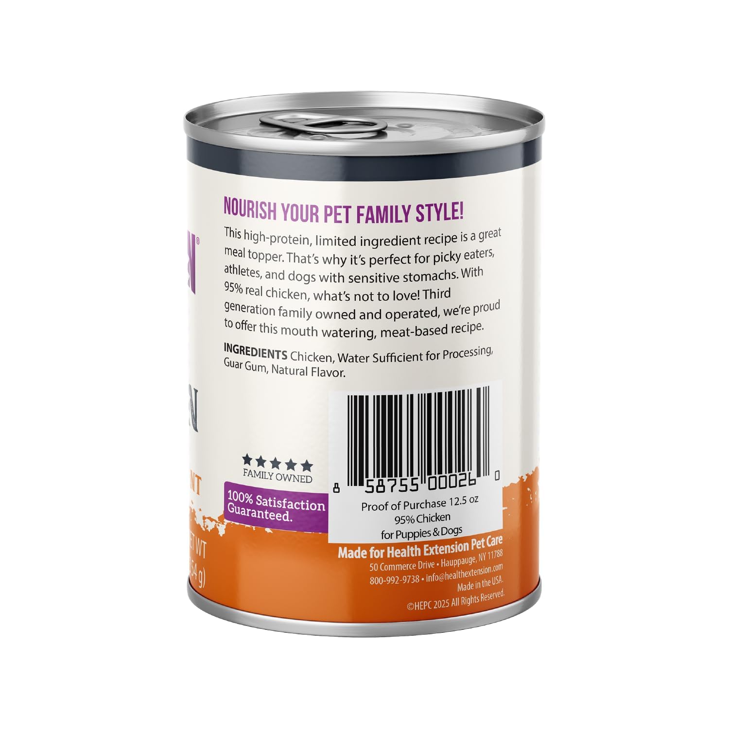 Health Extension Chicken Entr  e Wet Dog Food Grain-Free, 12.5 oz - Protein-Rich Recipe, Hydration Support, Ideal for Sensitive