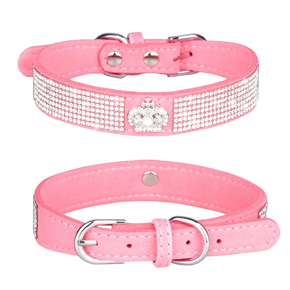 Dog Collars For Medium Dogs Female,Rhinestone Dog Collar, Diamond Bling Diamond Pretty Jewel Glitter Sparkly Pet Collar For Xxs