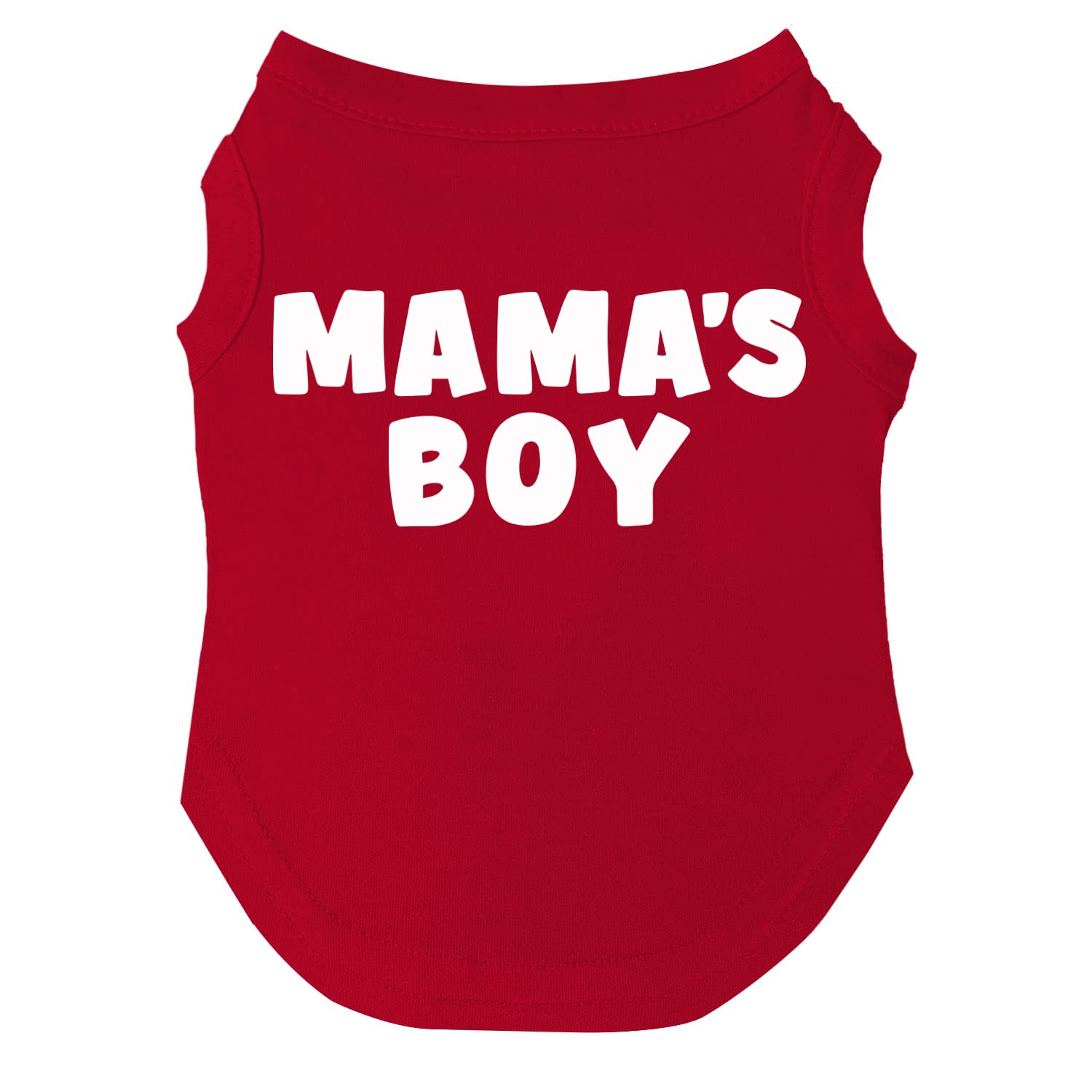 Mama'S Boy Mother'S Day, Valentine'S Day Dog Tee Shirt Sizes For Puppies, Toys, And Large Breeds (Red, X-Large 944)