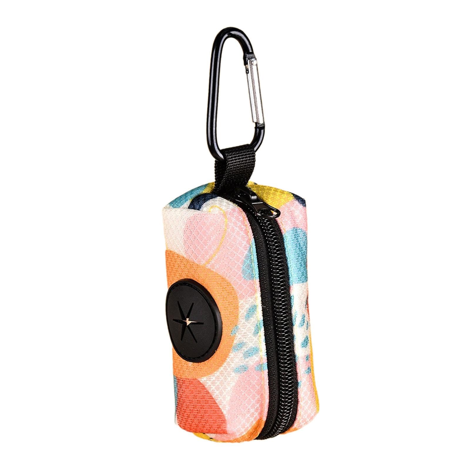CALANDIS 2xPet Waste Bag Dispenser Outdoor Waste Bag Carrier for Camping Walking Travel | Pooper Scoopers & Bags | Dog Supplies