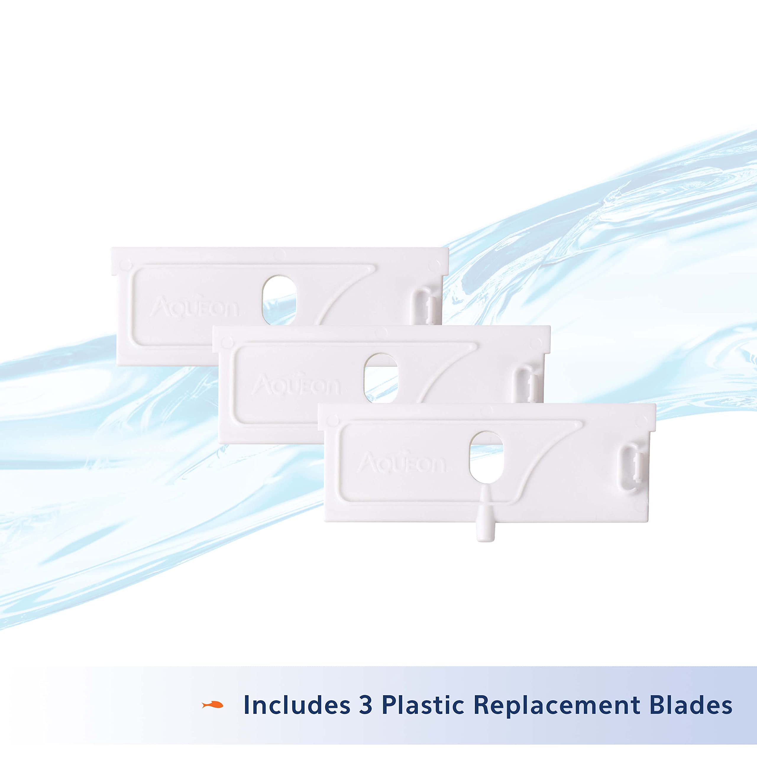 Aqueon Proscraper 3.0A Twist & Clicka Plastic Replacement Blades 3 Pack