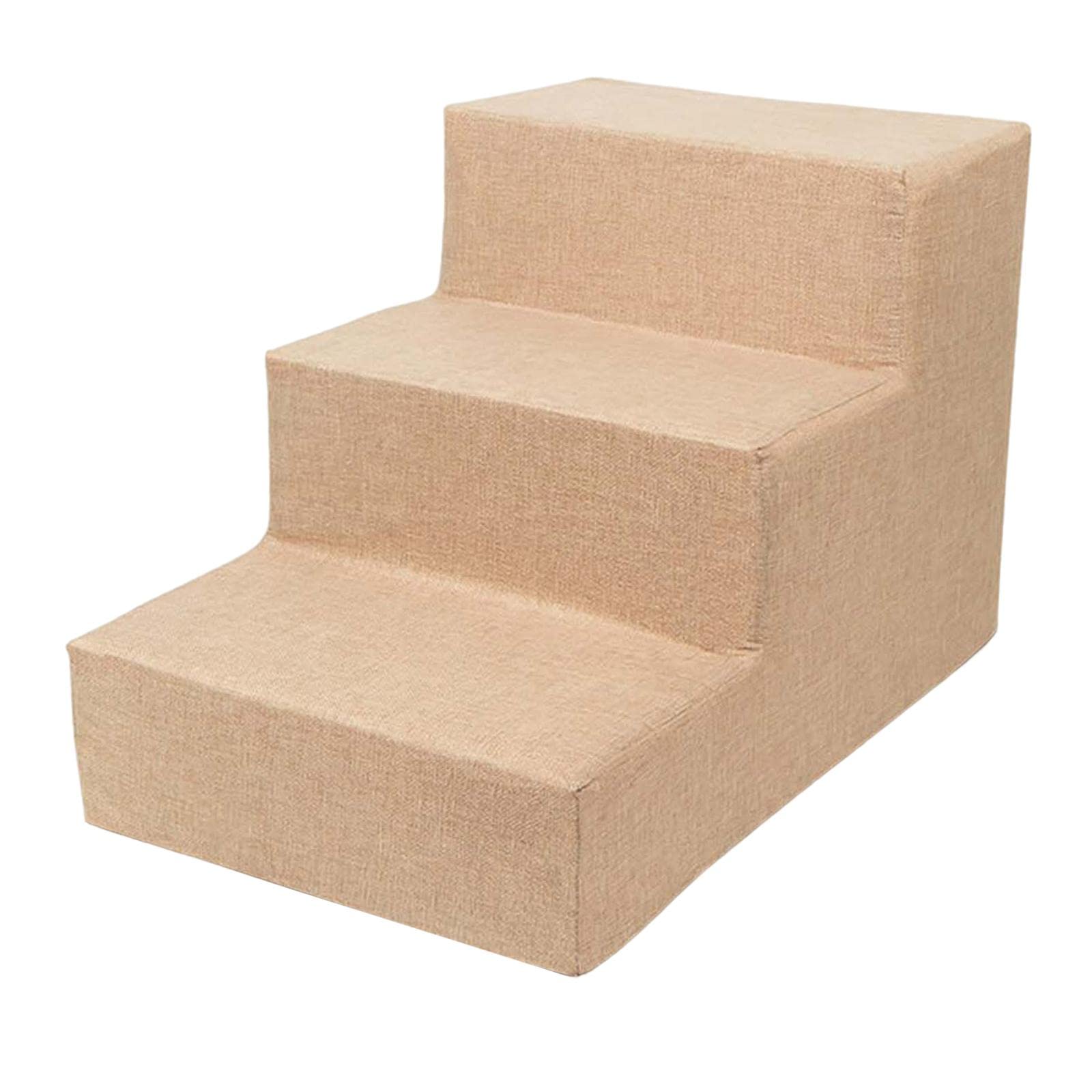 Ramp Stairs Washable Cover Ladder Pet Steps for Dogs High Bed Climbing Khaki
