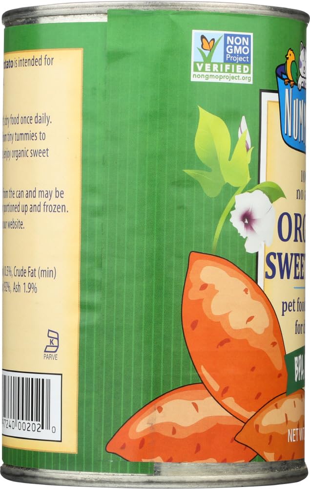 Nummy Tum Tum Pure Sweet Potato For Pets, 15-Ounce Cans (Pack Of 12)