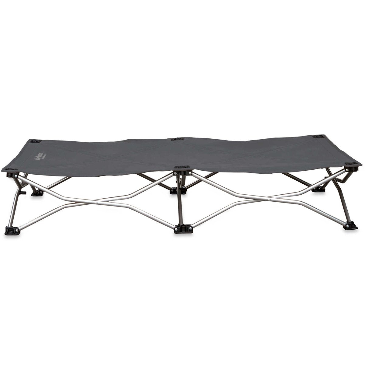 Carlson Pet Products 8025 Elevated Folding Pet Bed 47' Long, Charcoal