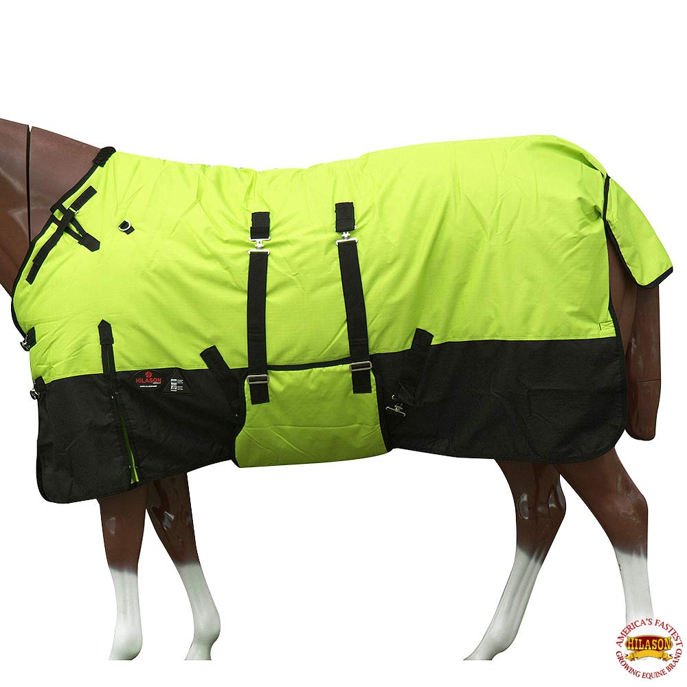 Hilason 1200D Winter Waterproof Poly Horse Blanket Belly Wrap | Horse Blanket | Horse Turnout Blanket | Horse Blankets For Winte