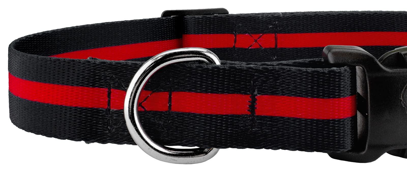 Country Brook Petz - Deluxe Thin Red Line Dog Collar - Made In The U.S.A. - Camouflage Collection Featuring Rugged Designs (1/2