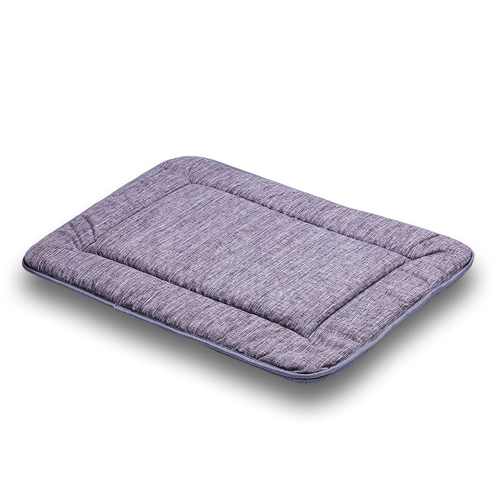 Qiaoqi Dog Bed Kennel Pad Crate Mat Washable Orthopedic Antislip Beds Dense Memory Foam Cushion Padding Bolster | Perfect Sleep