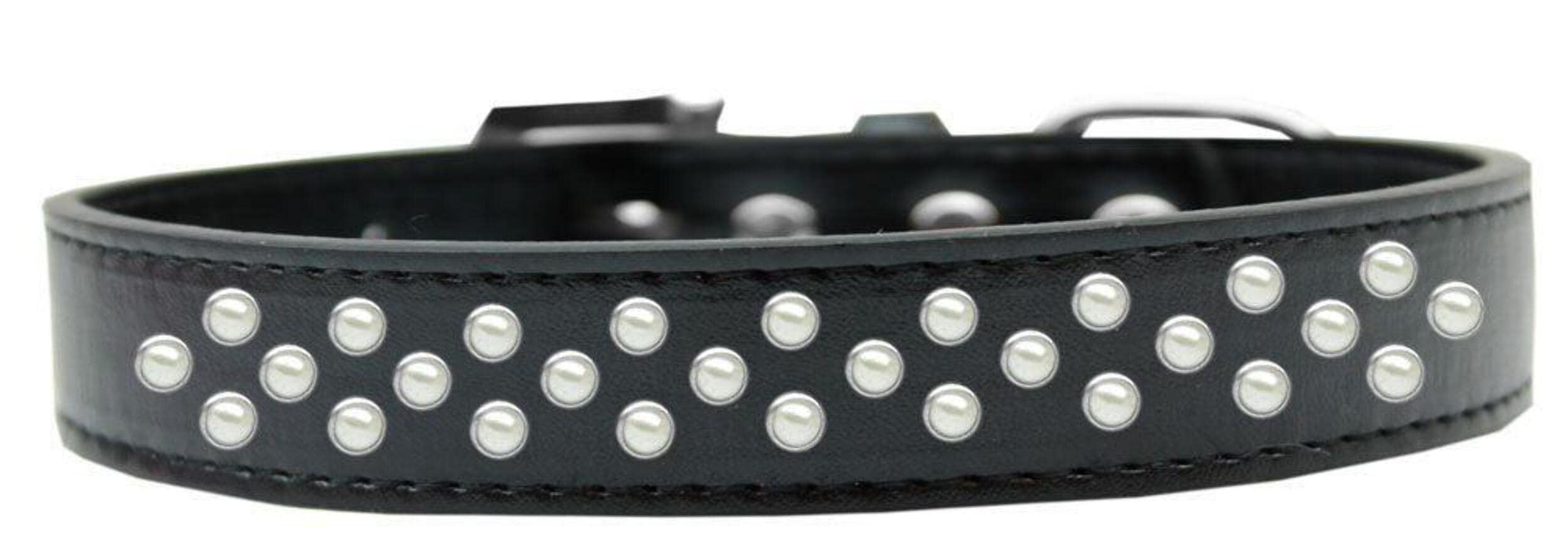 Dog, Puppy & Pet Fashion Collar, Pearl Rimsets Sprinkles Bright Pink 18