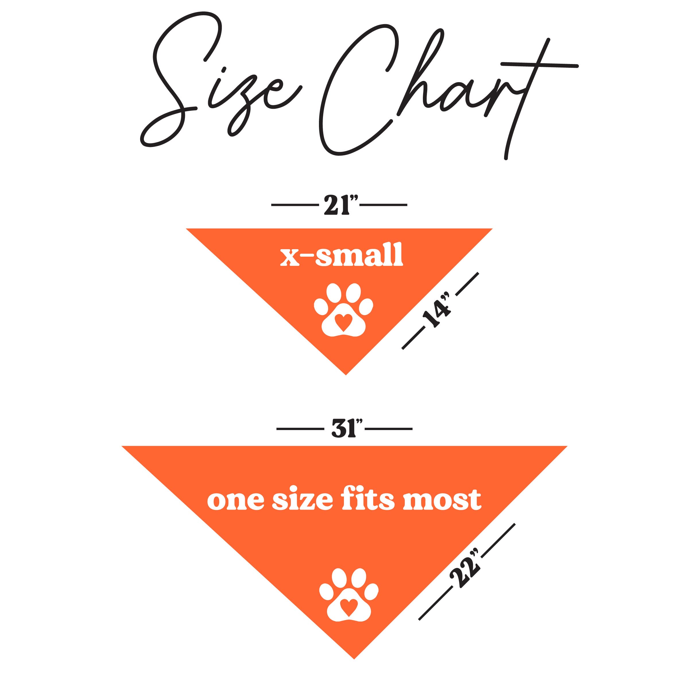 Reactive Give Me Space Dog Bandana (Orange, Os 272)