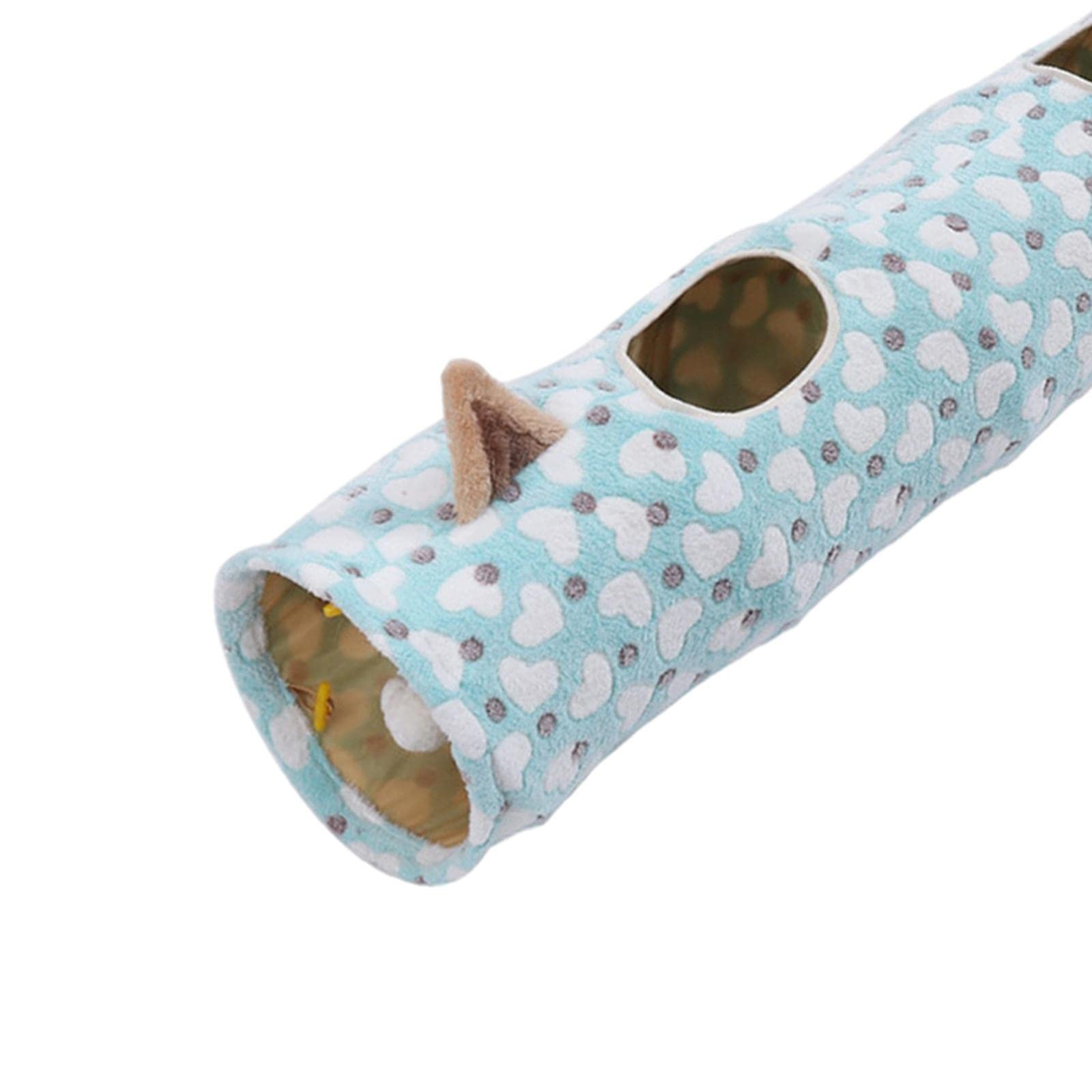 Secret Desire Cat Toys Collapsible Tunnel Dog Tube Interactive Toy For Rabbits Puppy Heart