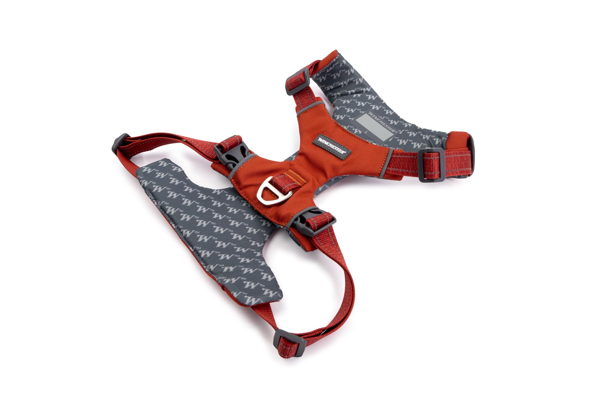 Winchester Pet No-Pull Adjustable Soft Padded Dog Vest Harness with Reflective Stitching, Ketchup, Extra Large
