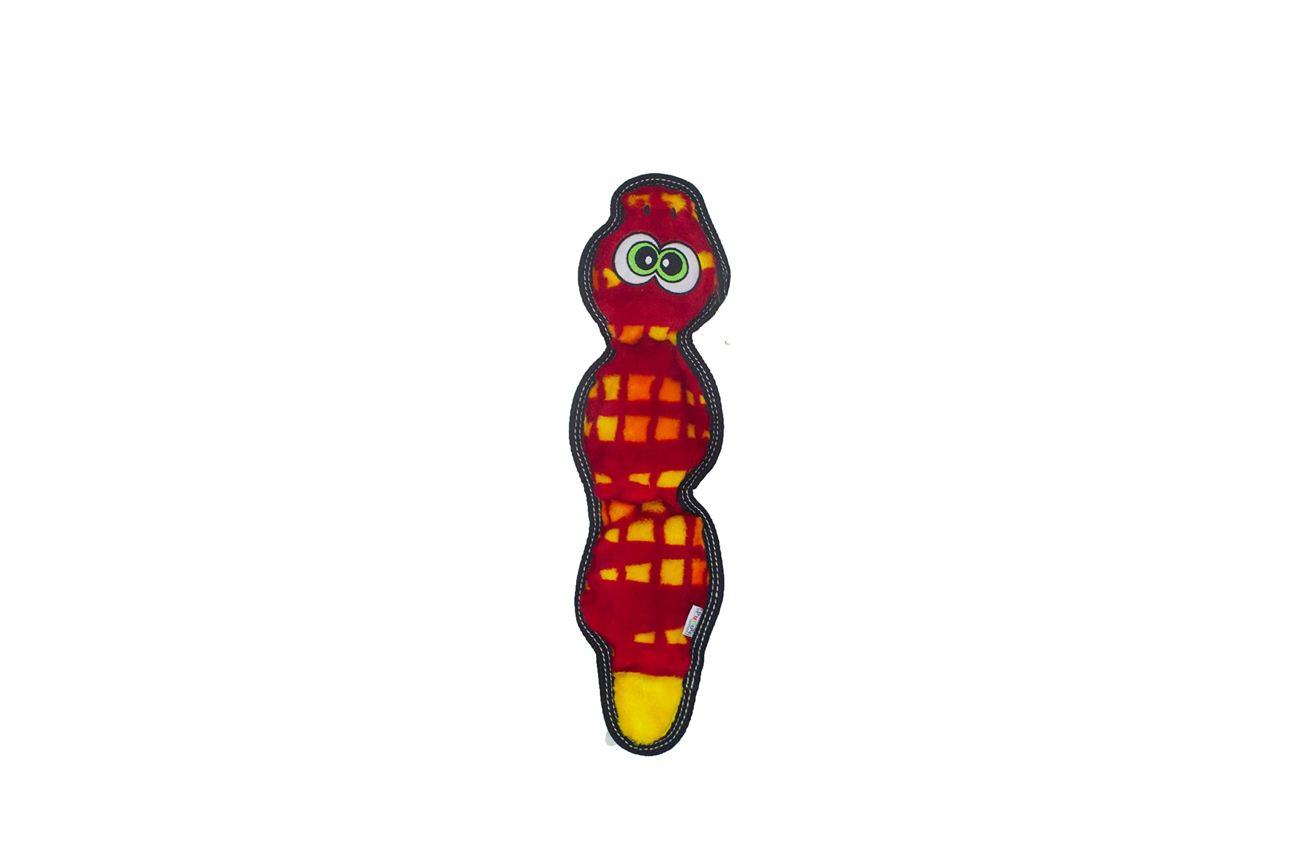 Outward Hound Tough Seamz Snake Plush Dog Toy, Large