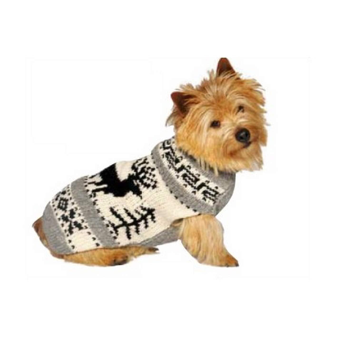 Chilly Dog Reindeer Shawl Dog Sweater (Small)