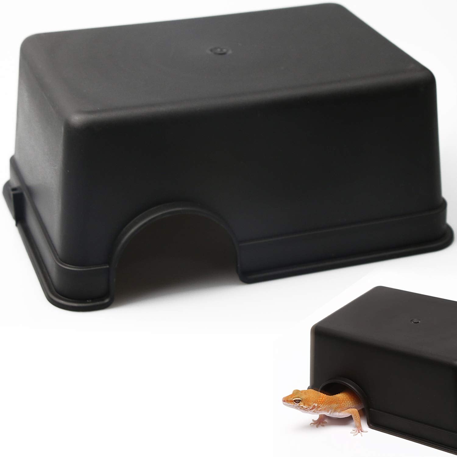 Reptile Hide Box Feel Secure And Safe Gecko Hide Durable Material Easy To Clean Snake Hide Box (Small Size)