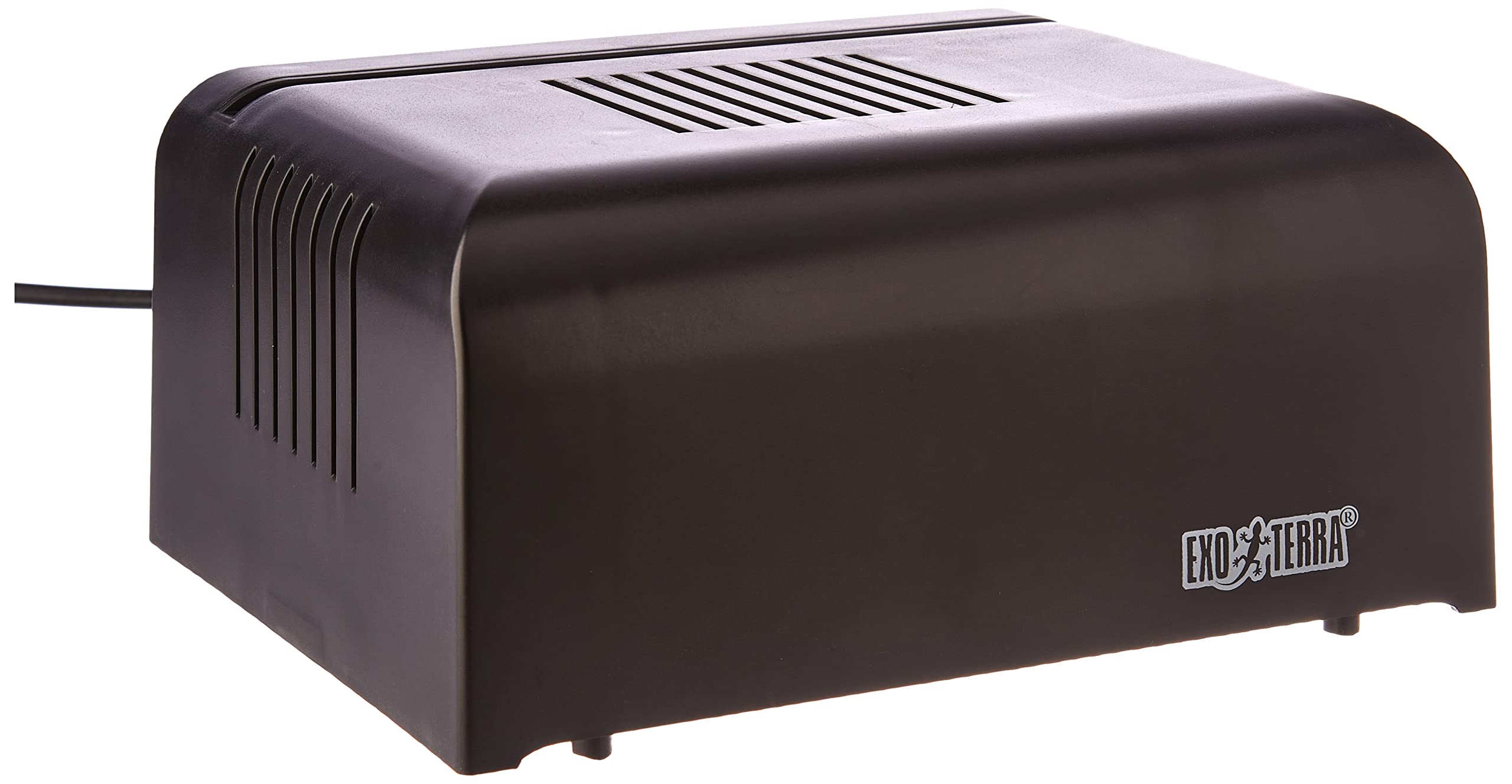 Exo Terra Nano Plastic Canopy for PT2601,Black Outer Polish Chrome Inner