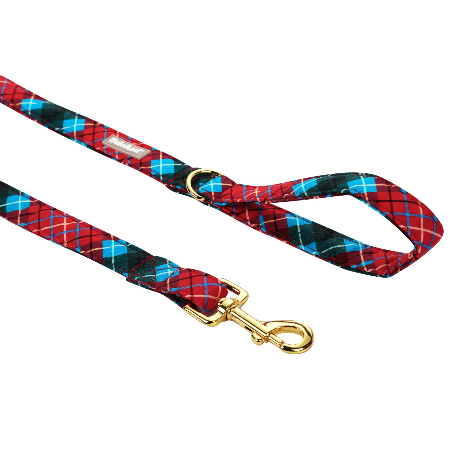 Babole Pet Christmas Dog Leash Durable Handmade Dog Leashes With Soft Handle Manual Dog Leashes Matching Classic Red Striped Pla