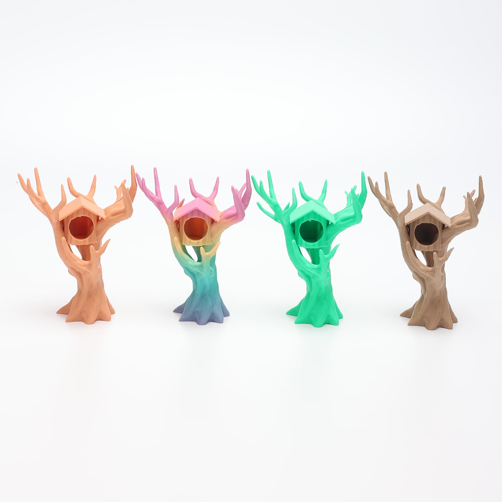 Daerky Jumping Spider Tree, Spider Hiding Cave, Tree-Shaped Climbing Toy & Cave, 3D Printed Decorative Accessory for Jumping Spi