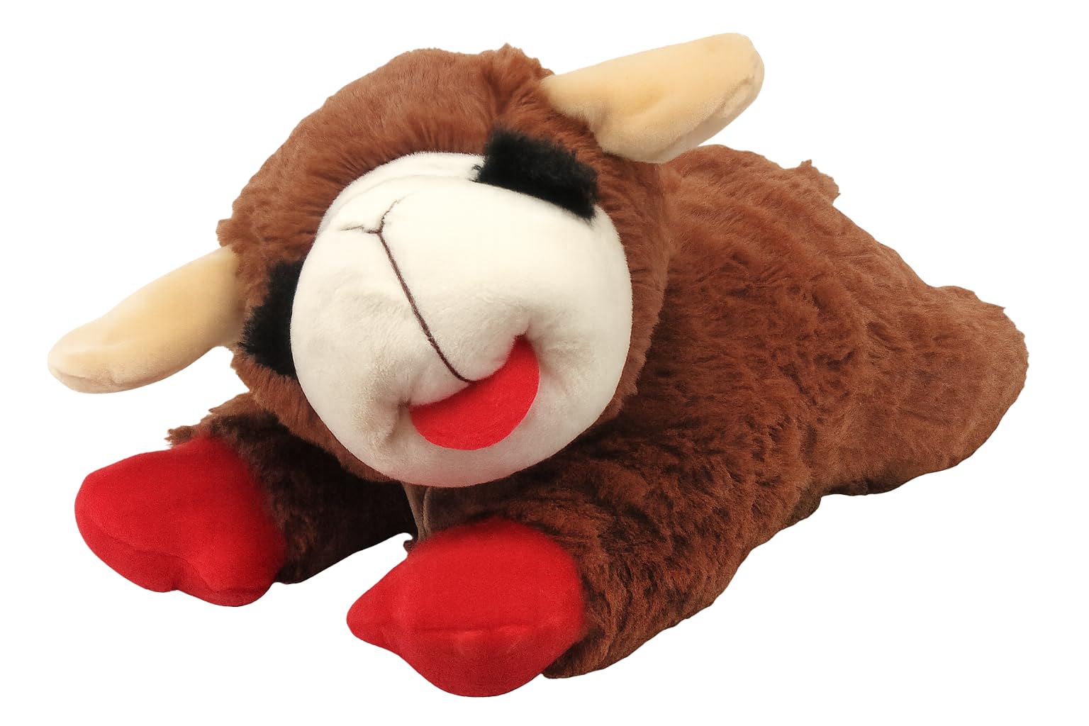 HDP Lambchop Brown 10 with Squeaker Color:Brown Size:Pack of 1