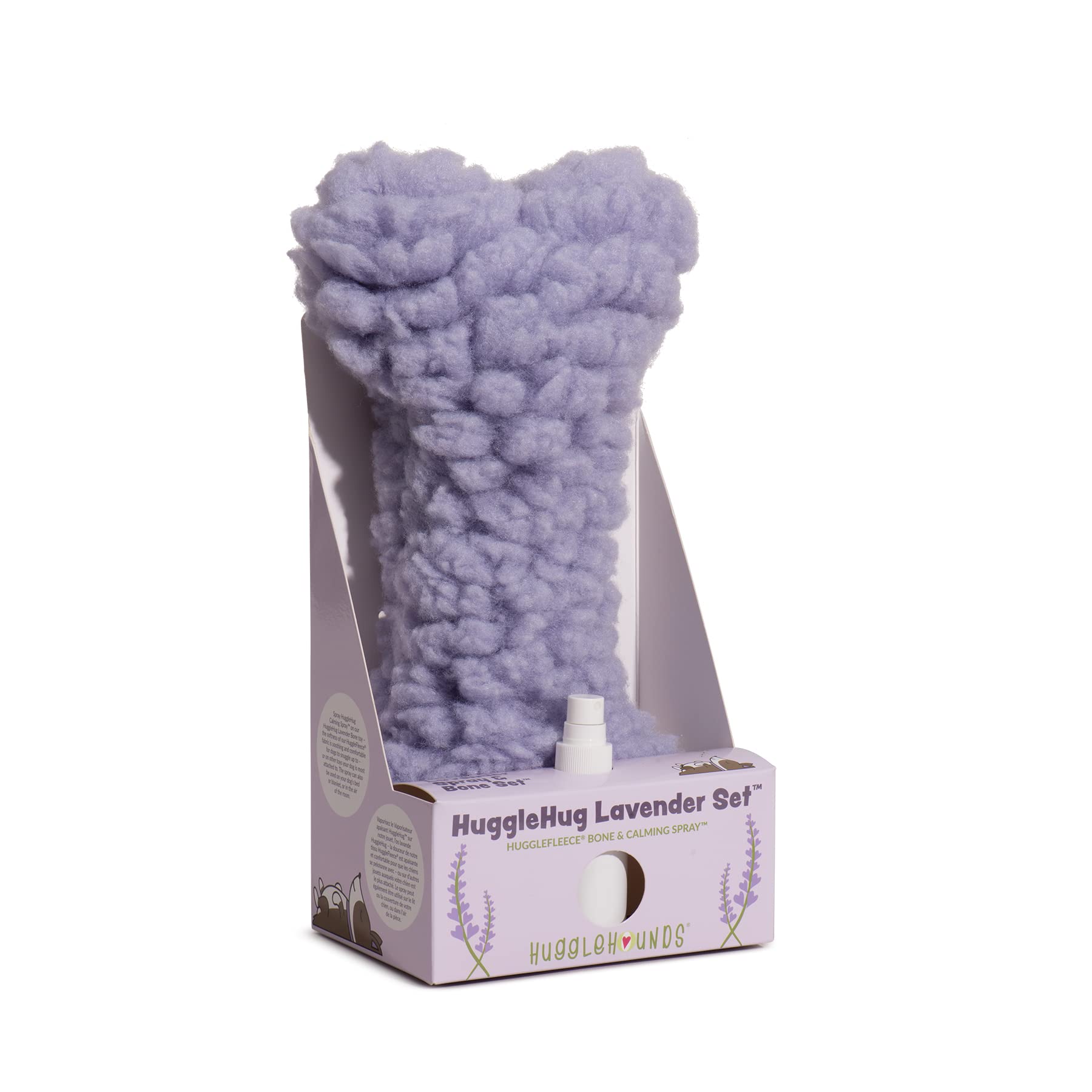 HuggleSnuffles HuggleFleece Treat Dispensing Ball - Interactive Enrichment Toys for Dogs, Dog Treat Dispenser Puzzle for Mental 
